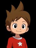 Nate's regular upper body icon from the games. He is facing the right and is wearing a red shirt with a a white collar and a white star in the middle.